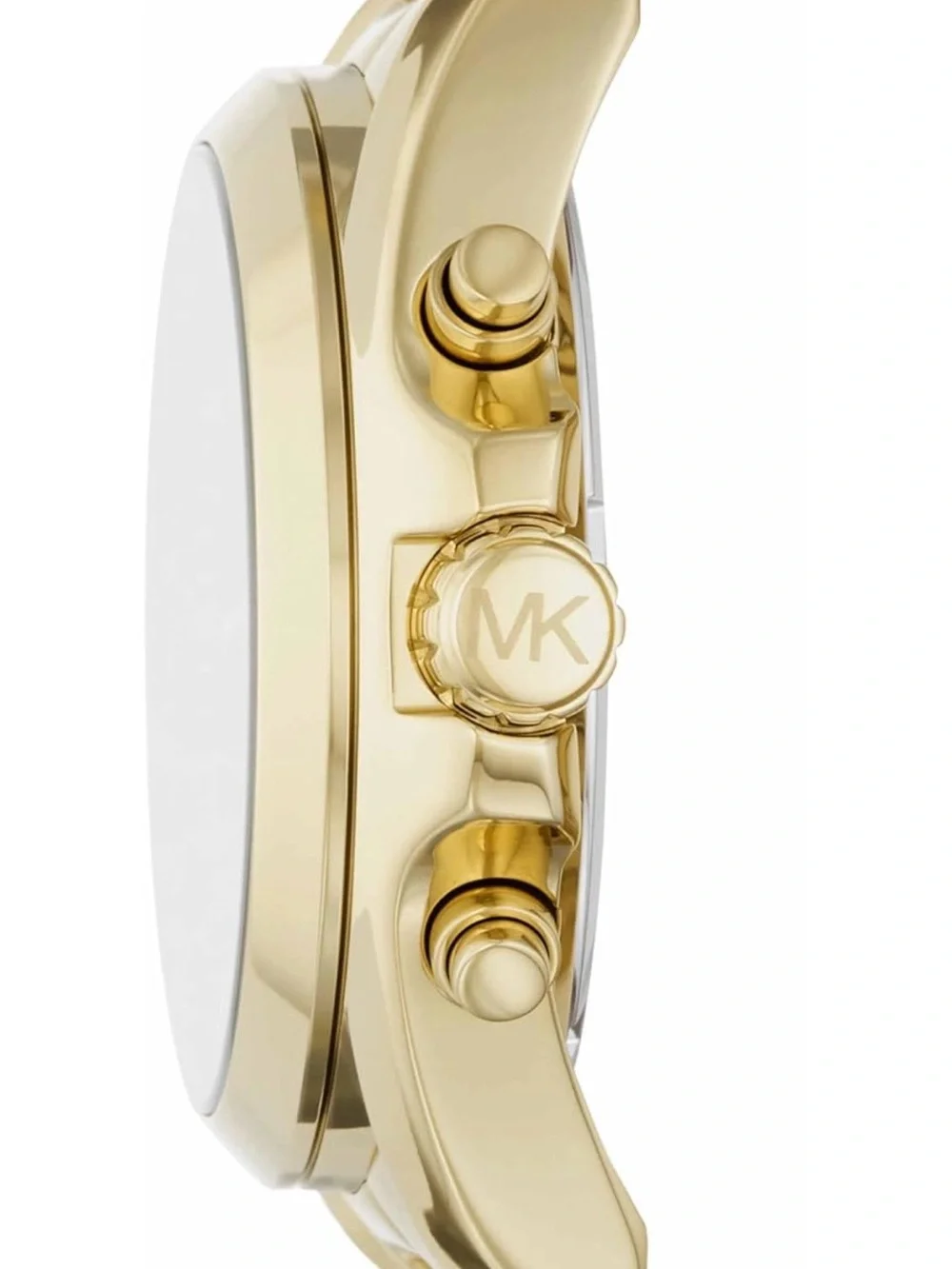 Michael Kors Gold and Black Chronograph Watch Unisex